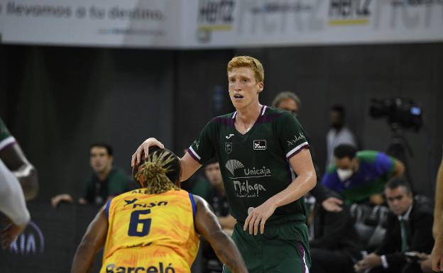 Alberto Díaz, ante el Herbalife Gran Canaria. 