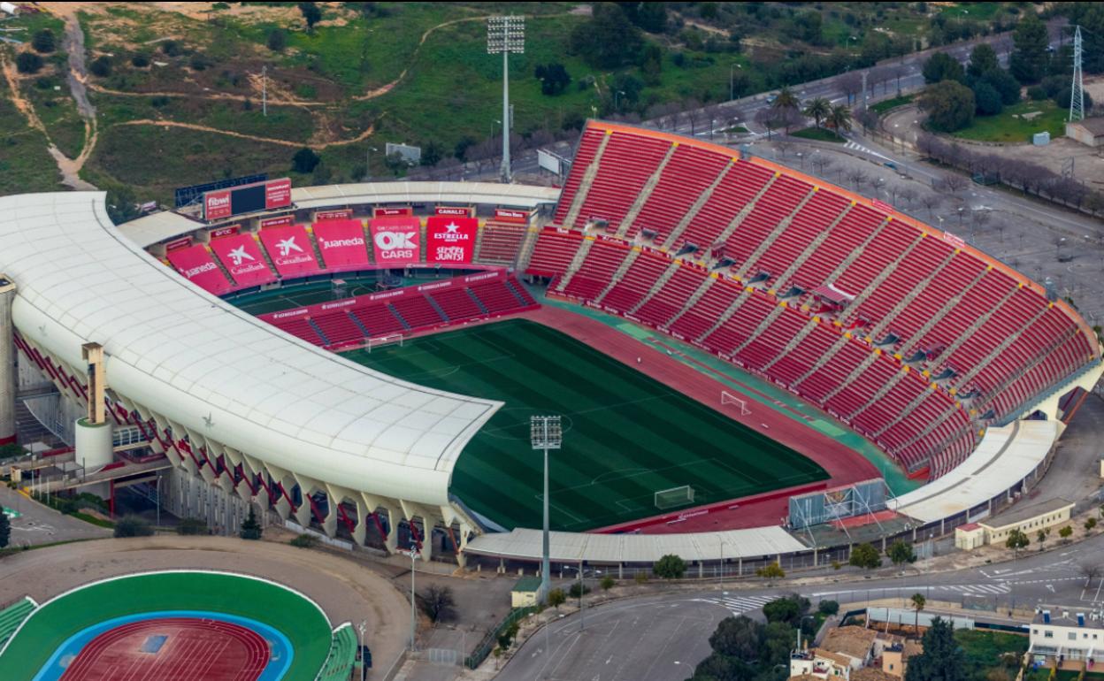 Estadio Son Moix, donde juega el RCD Mallorca.