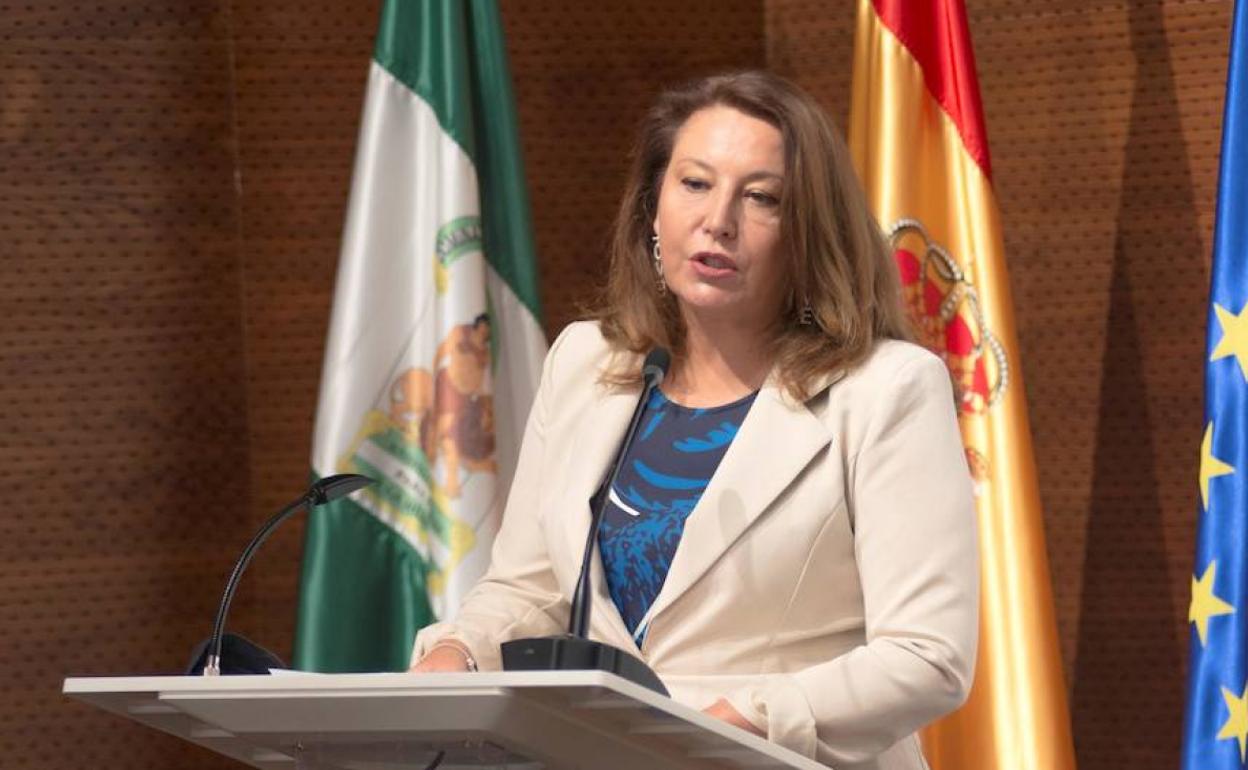 La consejera de Agricultura, Carmen Crespo. 