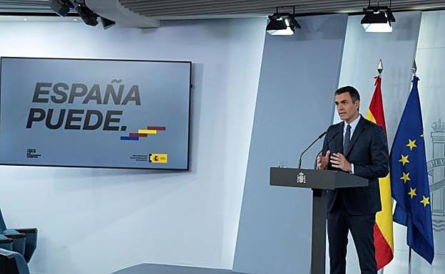 El presidente del Gobierno, Pedro Sánchez, este domingo