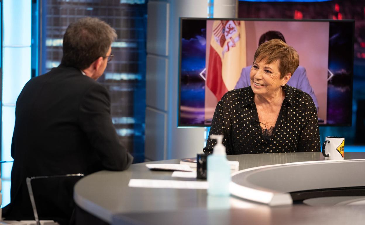 Celia Villalobos durante su participación en 'El Hormiguero'. 