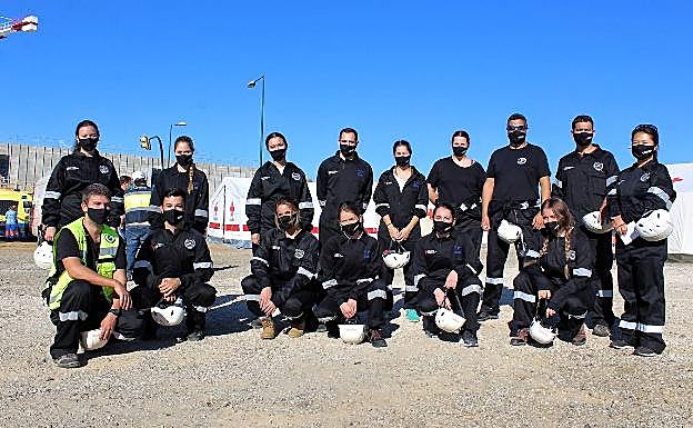 Alumnos del máster en Counseling e Intervención en Urgencias y Catástrofes de la UMA. 