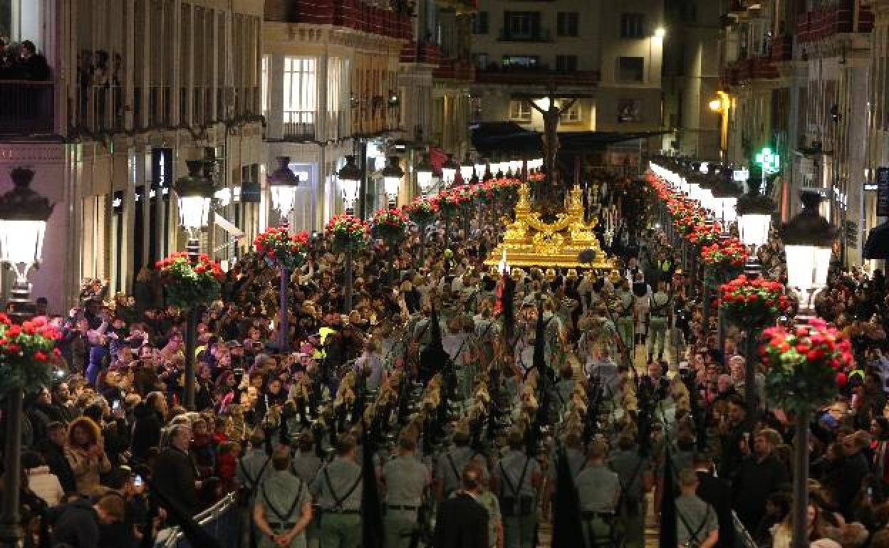 La vinculación de la Legión con Málaga y la Congregación de Mena se remonta a los años 20. 