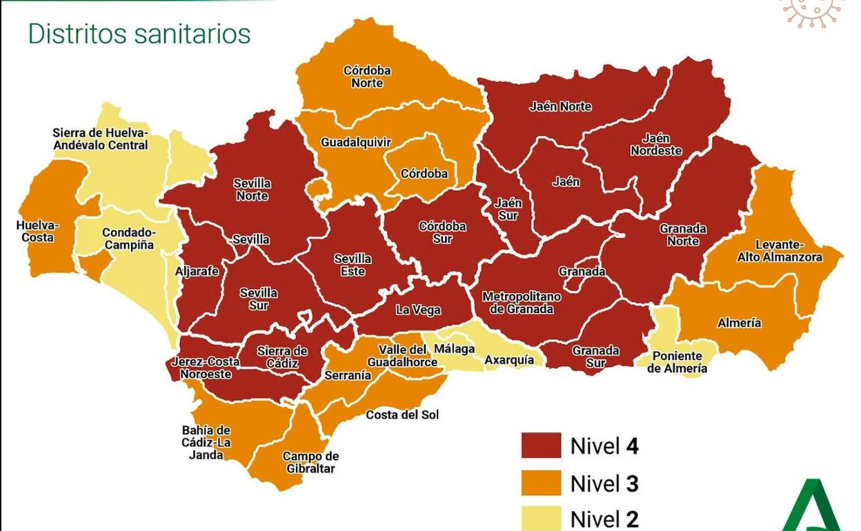 Restricciones en Andalucía: estas son las medidas para cada municipio según su nivel de alerta