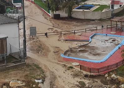 Imagen secundaria 1 - Inundaciones en los alrededores del río La Venta, en Teba.