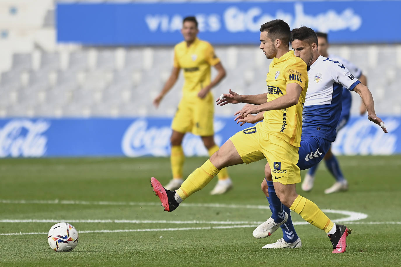 Fotos: Las imágenes del partido del Málaga en Sabadell