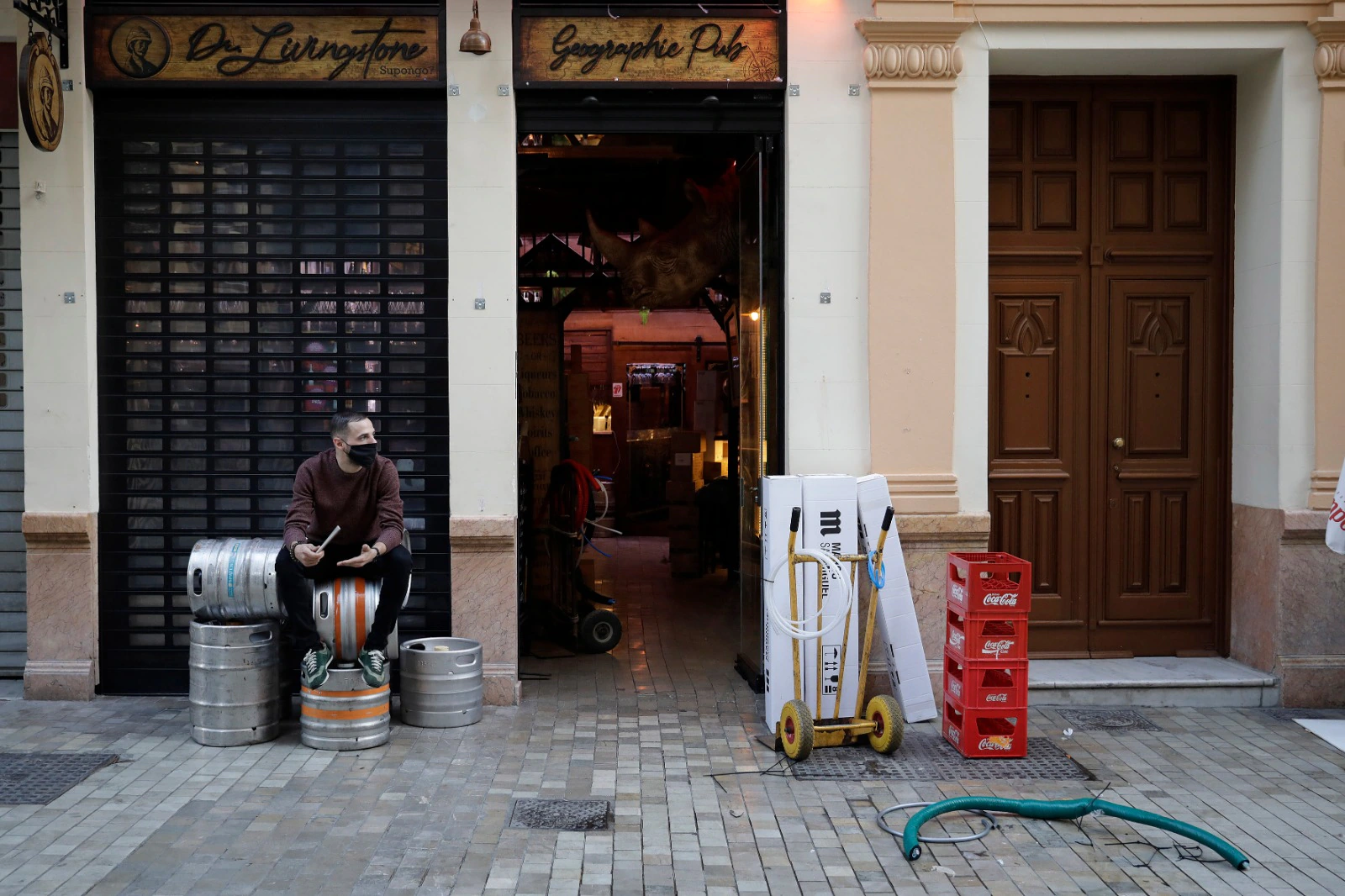 El cierre de los comercios en Málaga deja un Centro mudo y de calles vacías