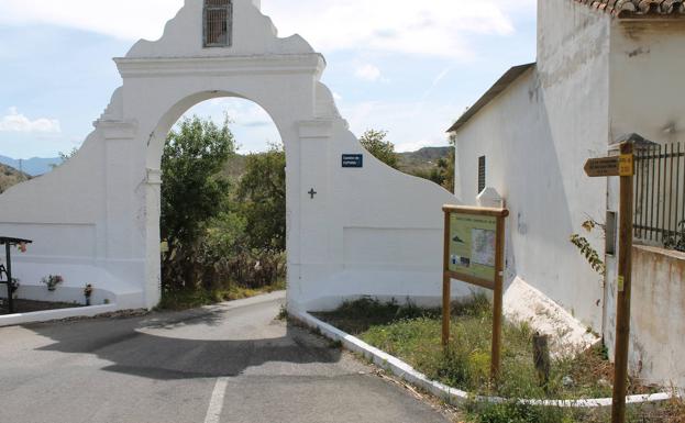 Inicio de la ruta en San Cayetano