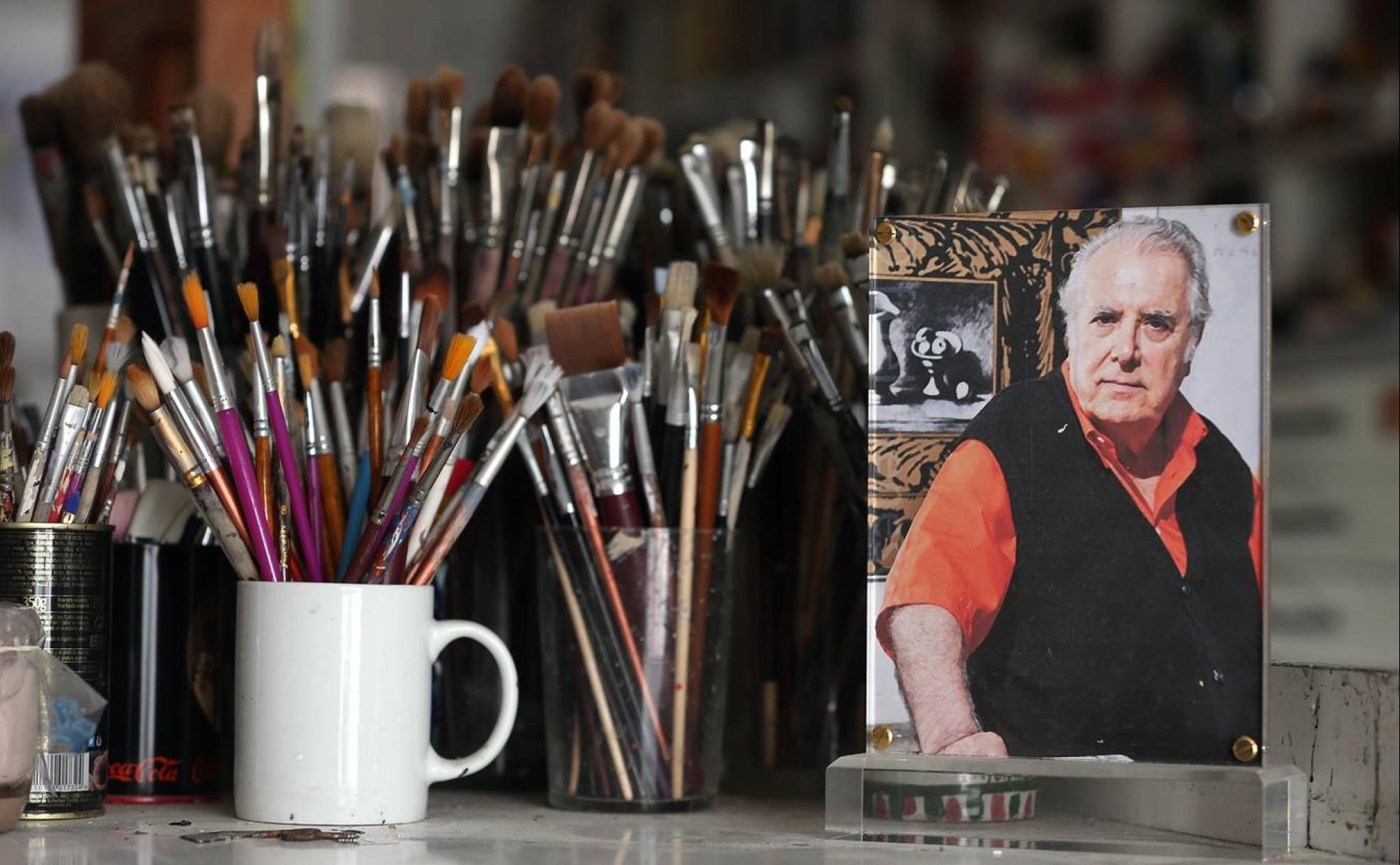 Detalle del estudio de Eugenio Chicano, fallecido el 19 de noviembre del año pasado.