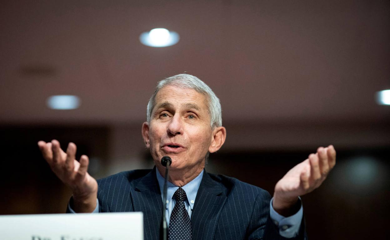 El jefe del Instituto Nacional de Alergias y Enfermedades Infecciosas de EEUU (NIAID), Anthony Fauci.