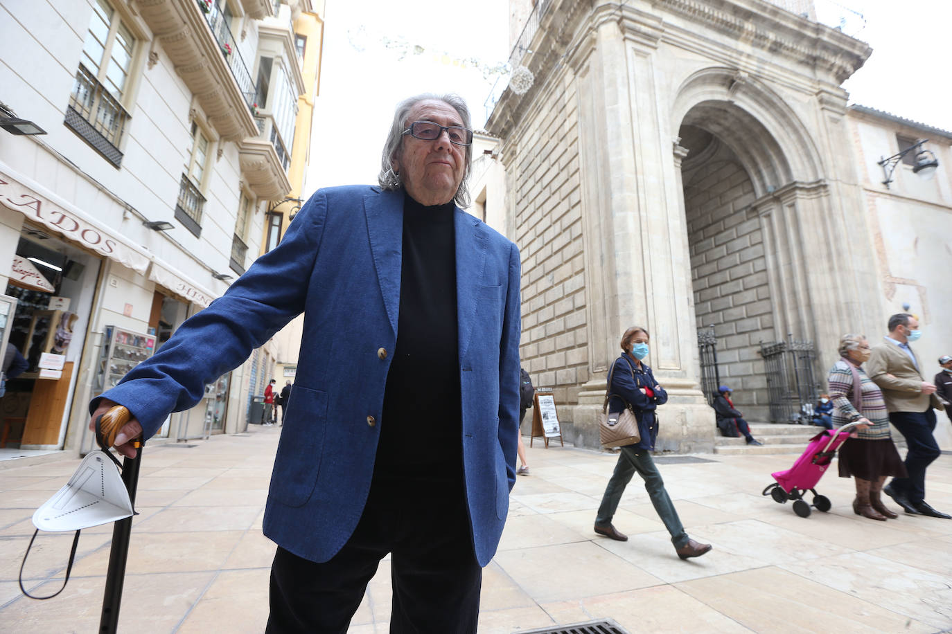 Lucio Romero, en la calle San Juan. 