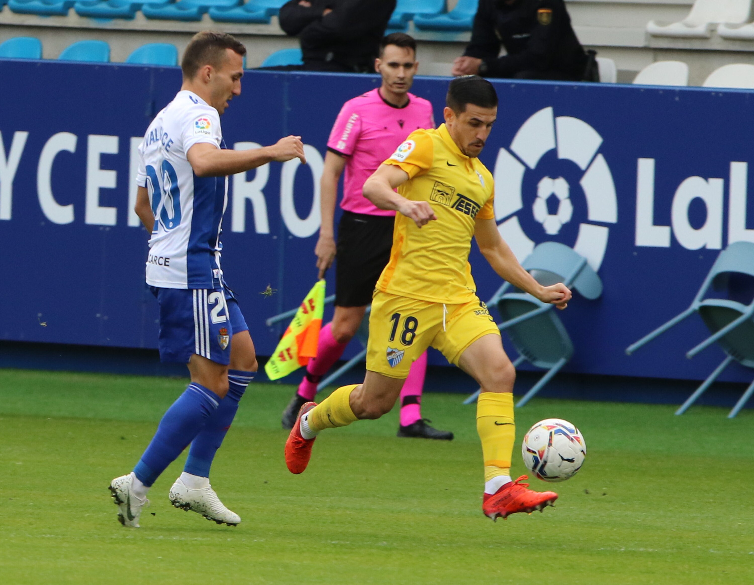 Uno de los momentos del encuentro fue la dedicatoria de Rahmani a su hija recién nacida de su primer gol como malaguista. 