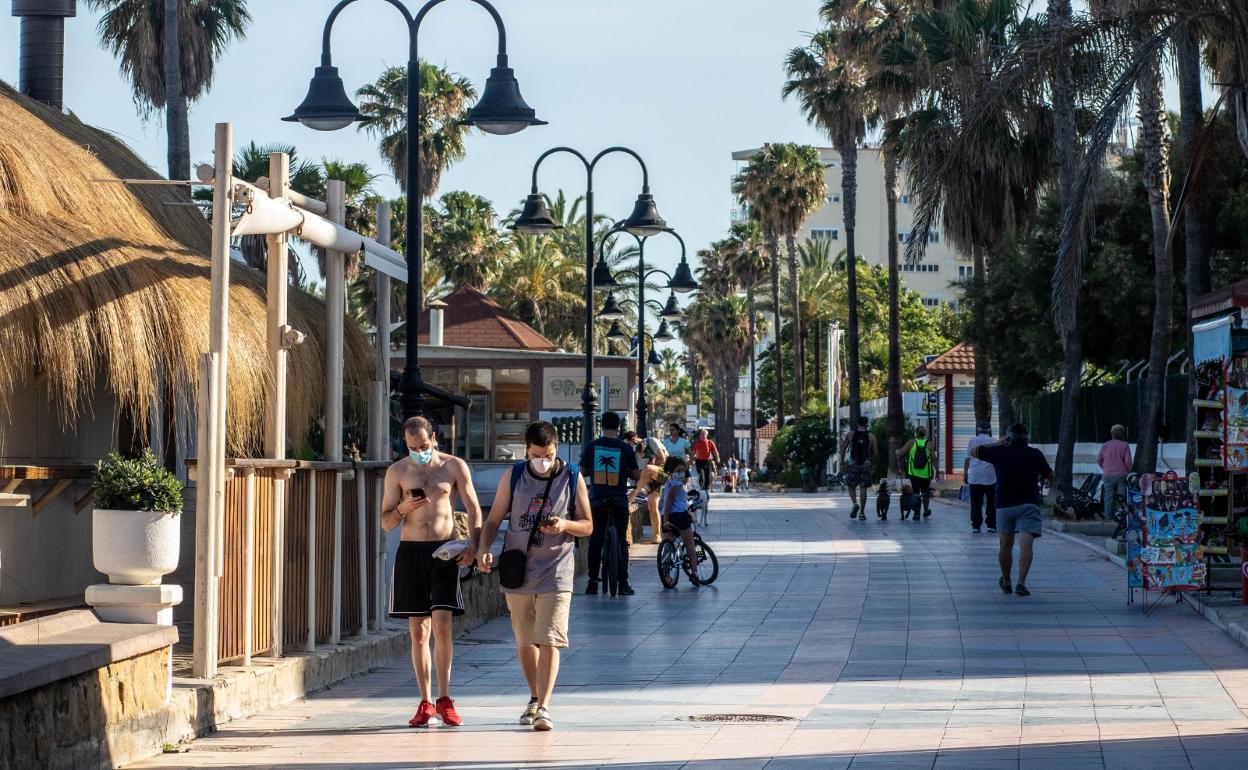 Málaga empezará la semana con altas temperaturas. 