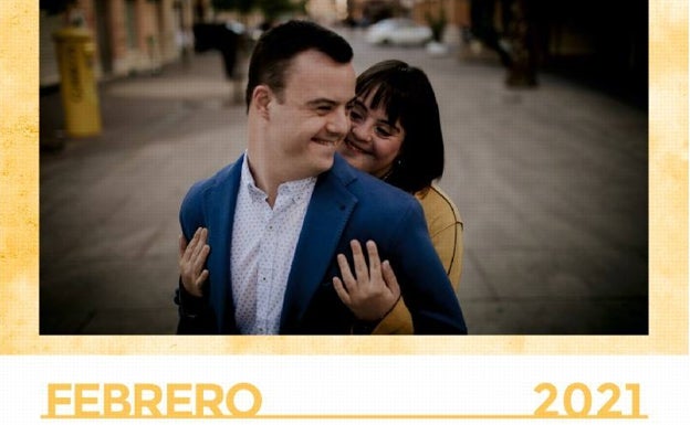 Una de las imágenes que aparecerá en el calendario de la Asociación Síndrome de Down Málaga.