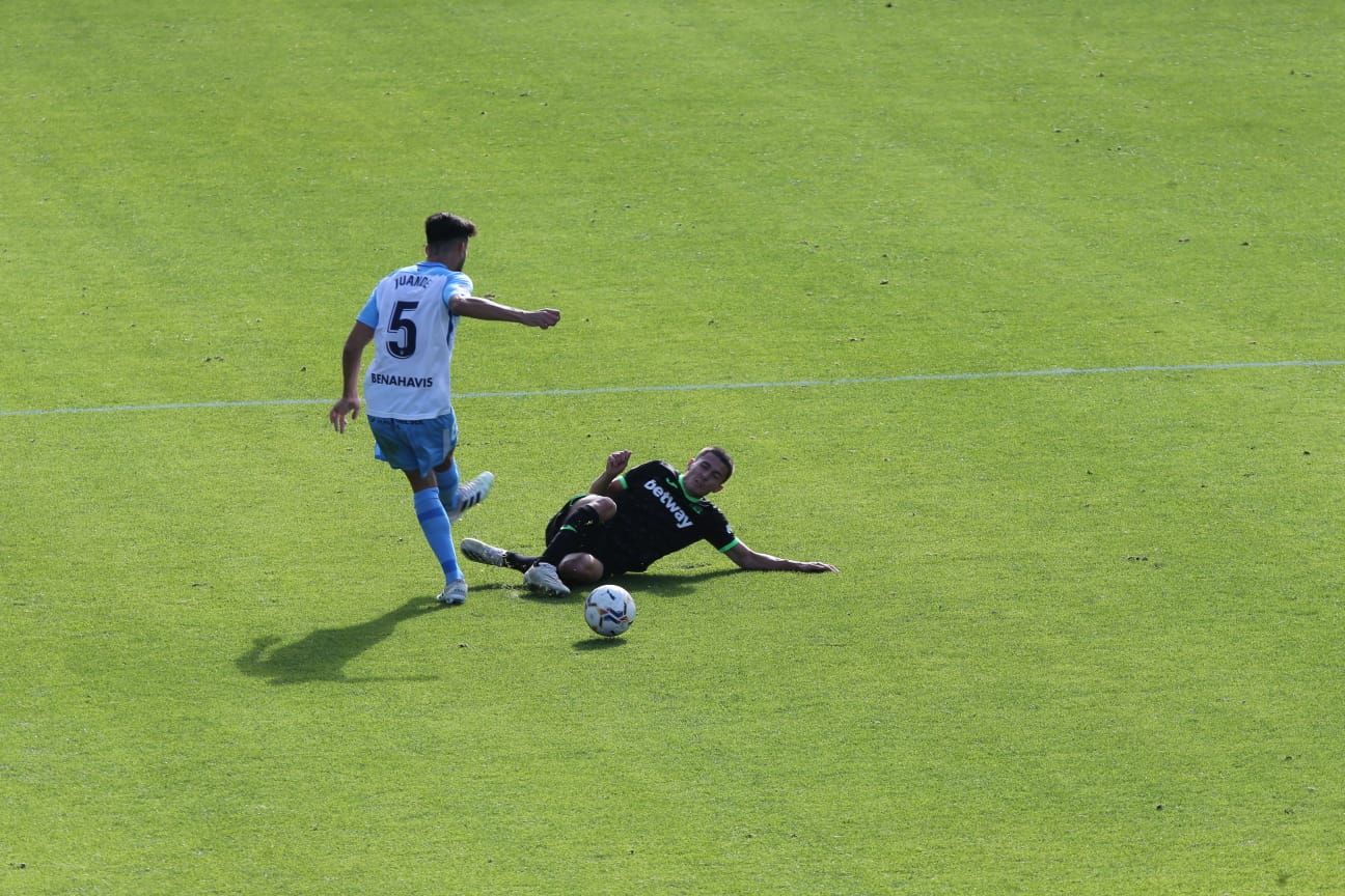 El partido disputado este sábado en La Rosaleda, en fotos.