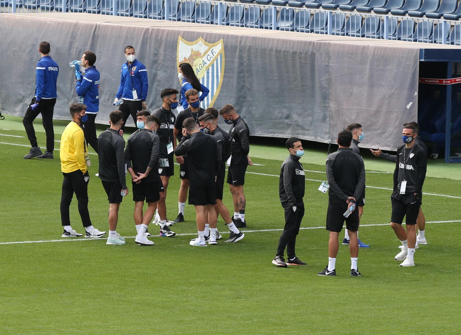 El partido disputado este sábado en La Rosaleda, en fotos.