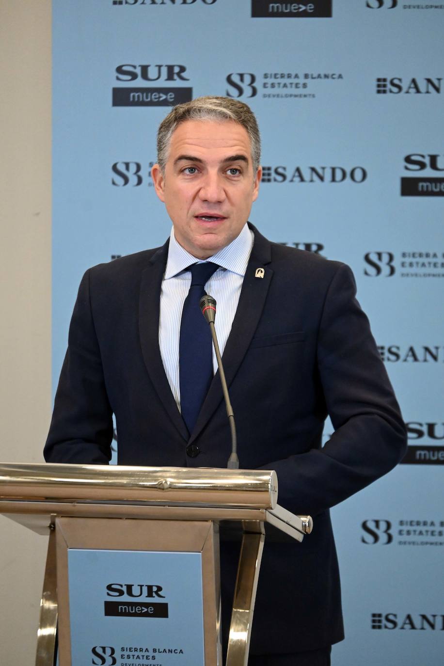 El consejero de Presidencia participa en un evento virtual organizado por SUR y patrocinado por Sando y Sierra Blanca Estates.