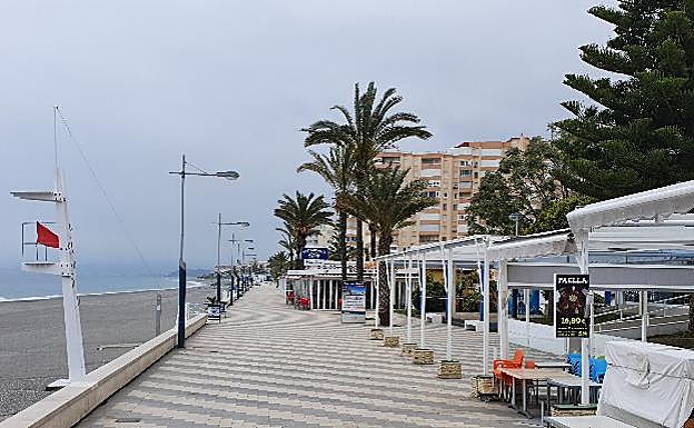 Imagen del paseo marítimo de Ferrara durante el confinamiento de la pasada primavera. 