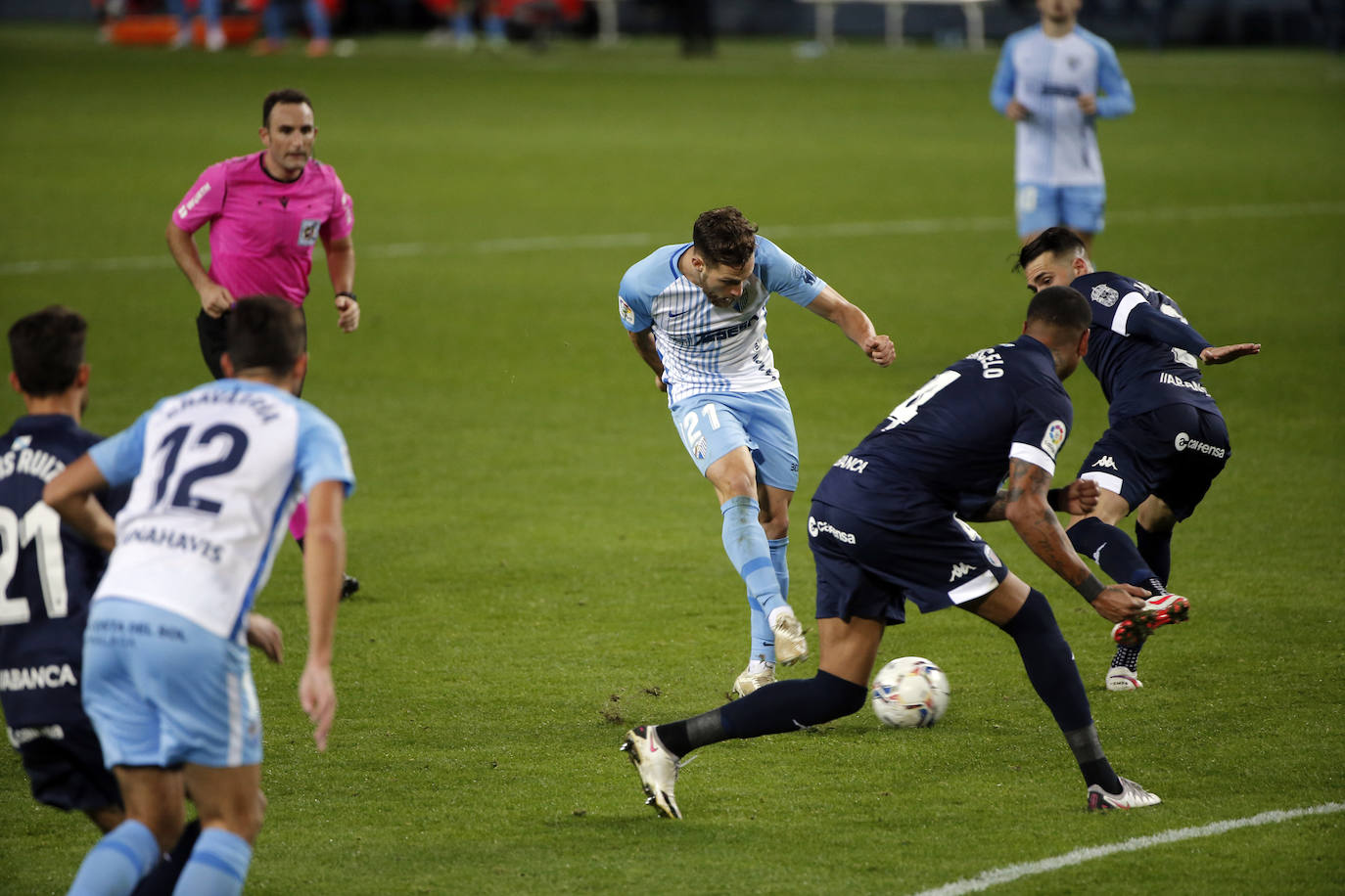 El Málaga protagonizó una segunda parte épica 