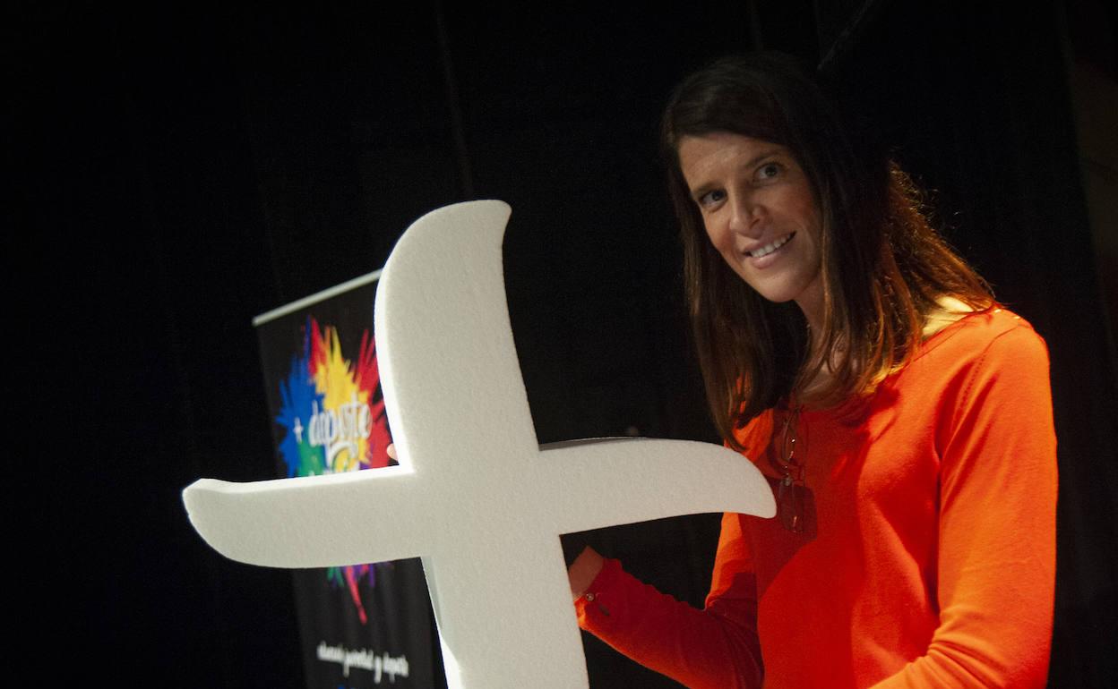 Beitia, el día de su ponencia en el III Foro 'Más Deporte Más Mujer' de la Diputación de Málaga. 