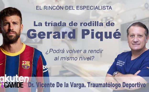 La tríada de rodilla de Piqué, a análisis: ¿Podrá volver al mismo nivel?