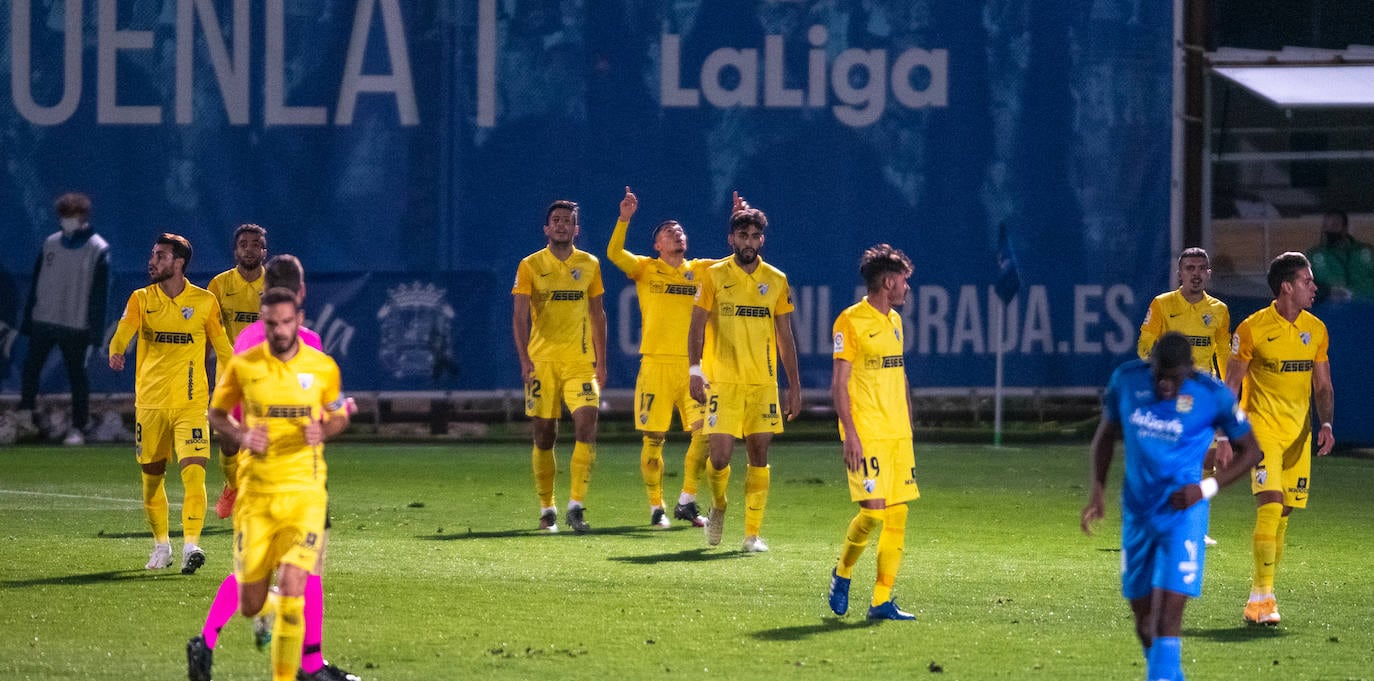 El Málaga suma tres puntos en su visita al Fuenlabrada. 