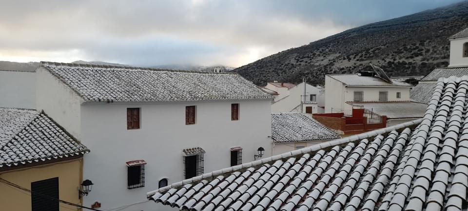 Imagen de Alfarnate, este sábado. 