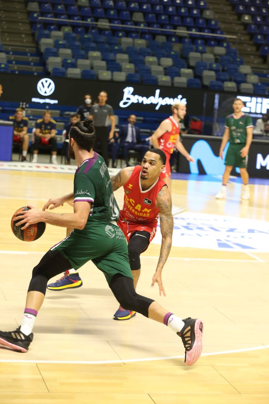Victoria clara el Unicaja ante el UCAM Murcia