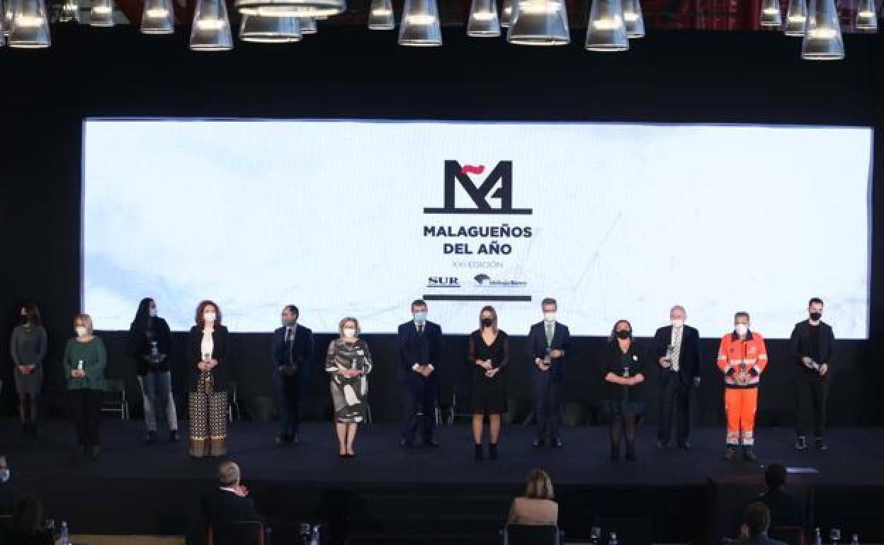 Gala de entrega de los XXI Premios Malagueños del Año