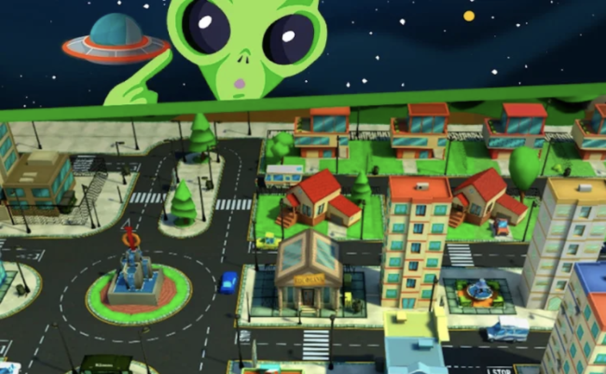 Captura del videojuego Edufinet.