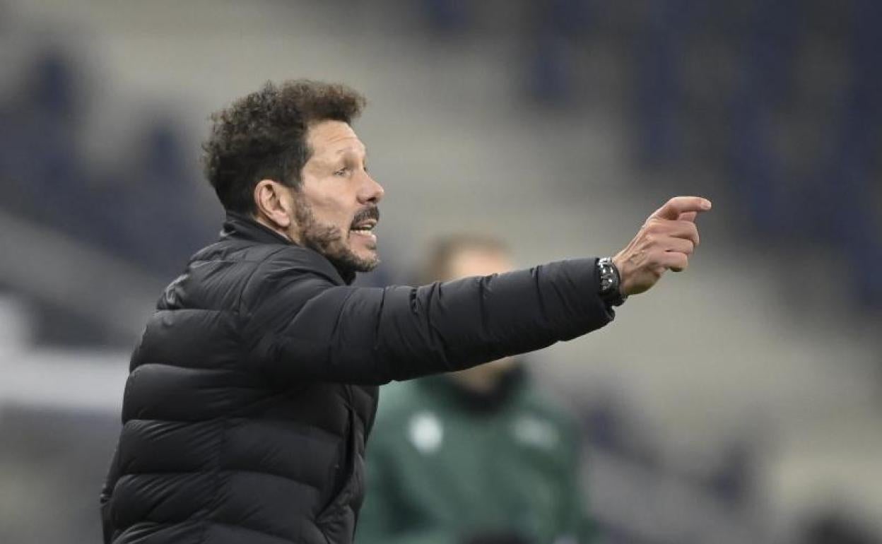 Diego Pablo Simeone, entrenador del Atlético.