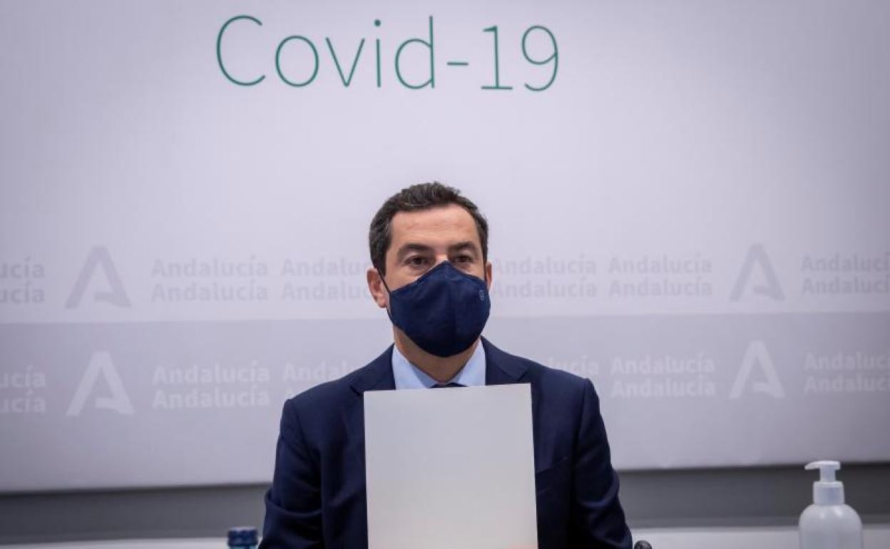 Juanma Moreno pide «mucha prudencia» en el primer día de la desescalada en Andalucía