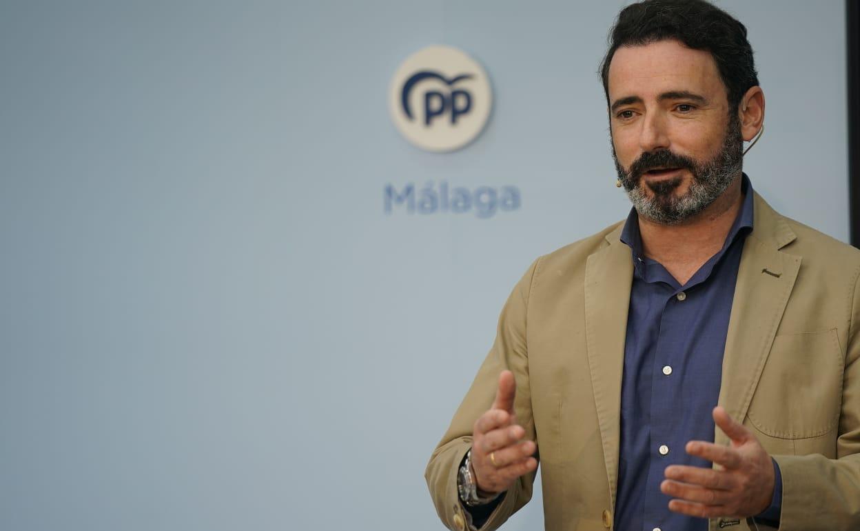 José Ramón Carmona, en la sede del PP provincial.