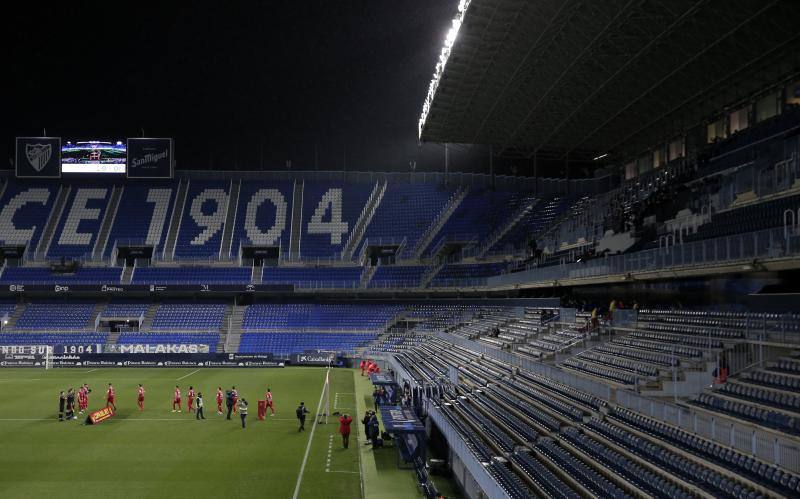 El partido se disputó en La Rosaleda 