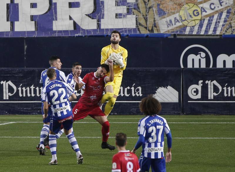 El partido se disputó en La Rosaleda 