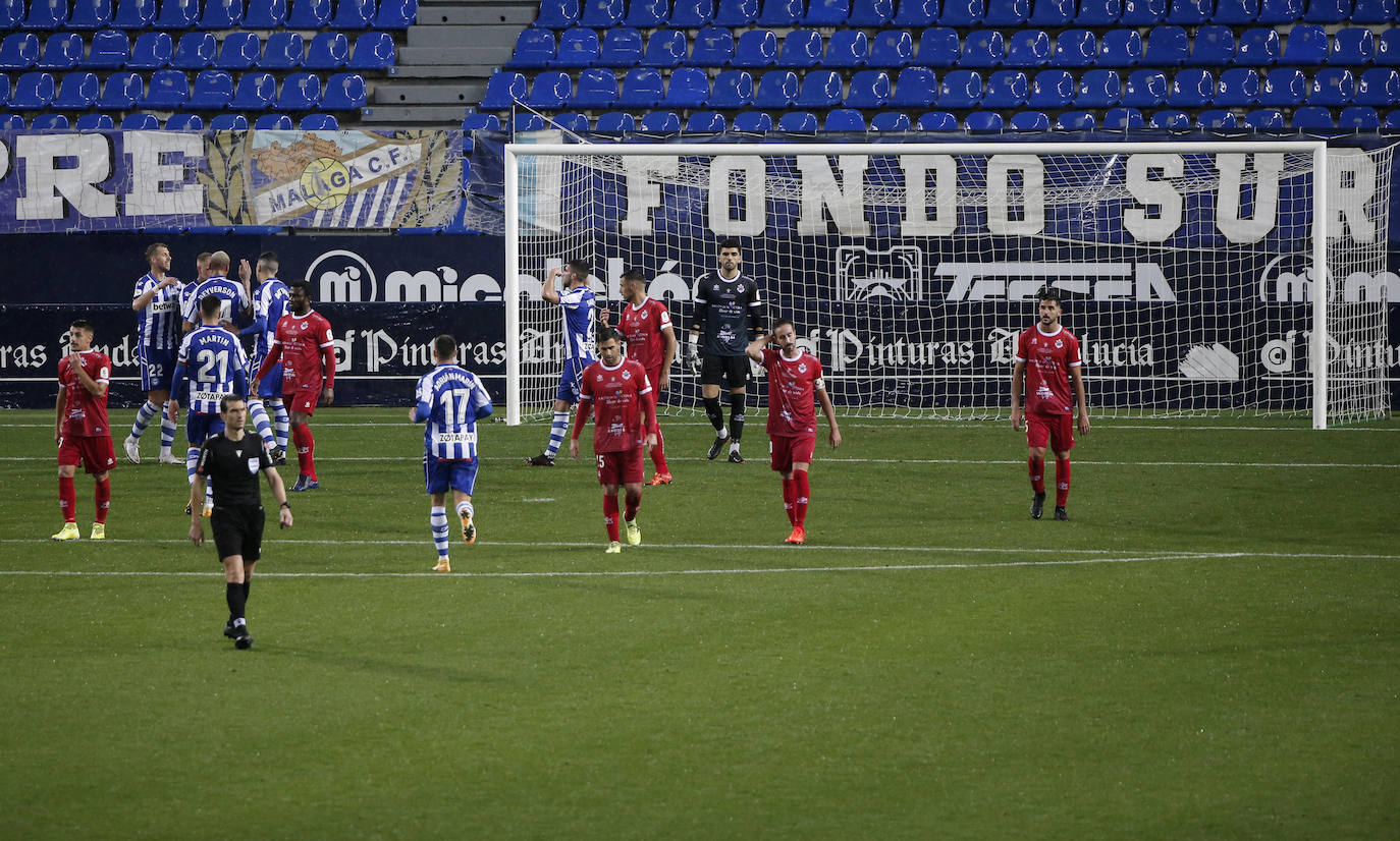 El partido se disputó en La Rosaleda 