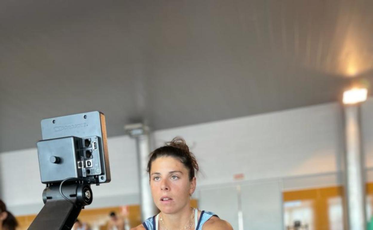 De Miguel, en el CAR de Sierra Nevada. 