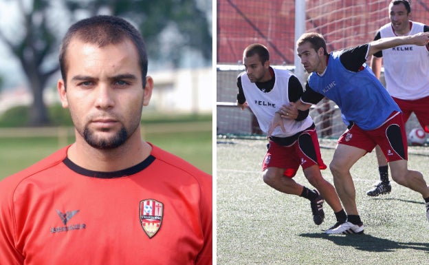 El malagueño y exmalaguista Popo, cuando era jugador del Logroñés.