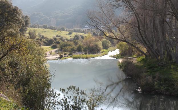 El Guadiaro tiene pozas y saltos