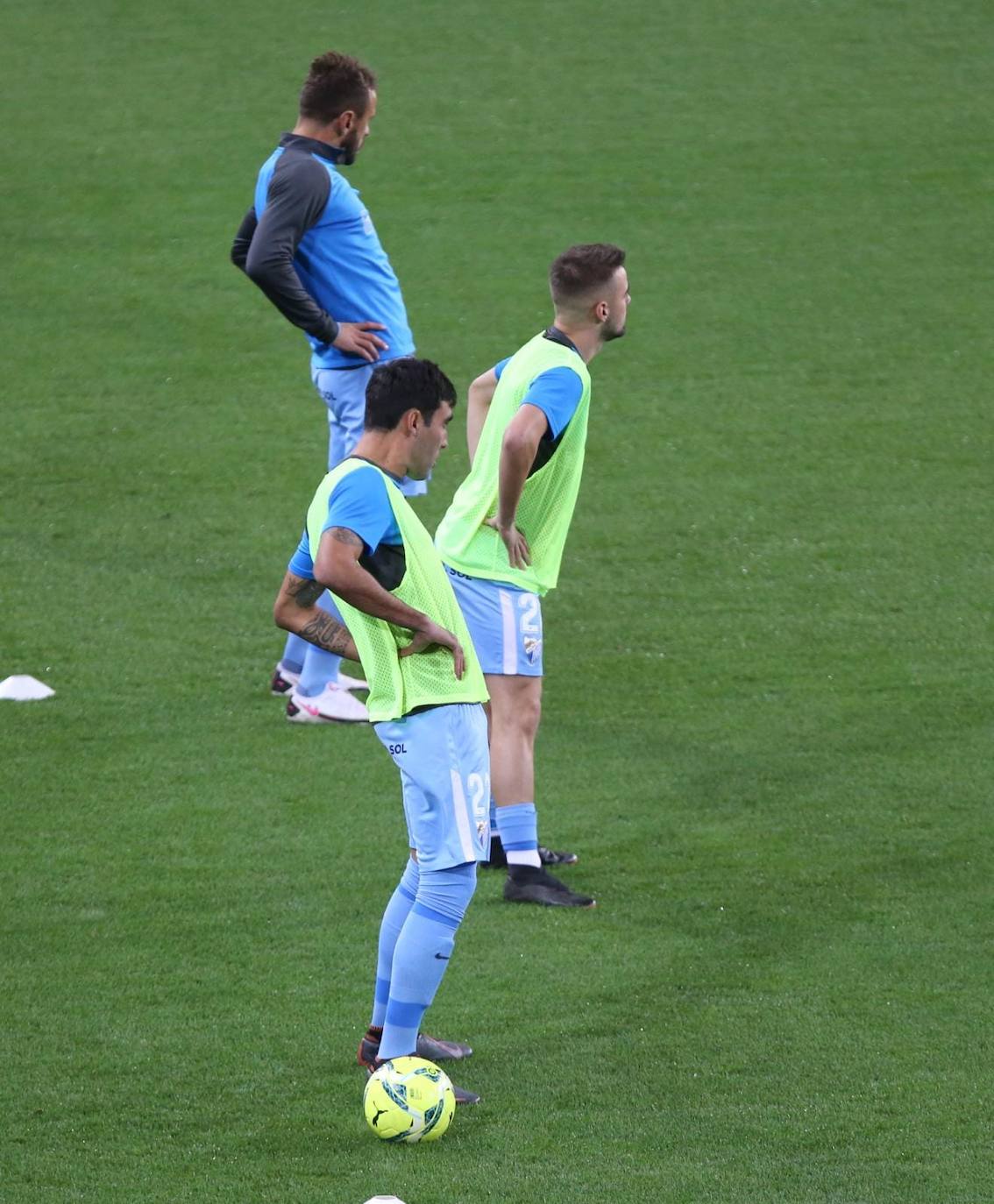 El partido se volvió a disputar en una Rosaleda sin público 