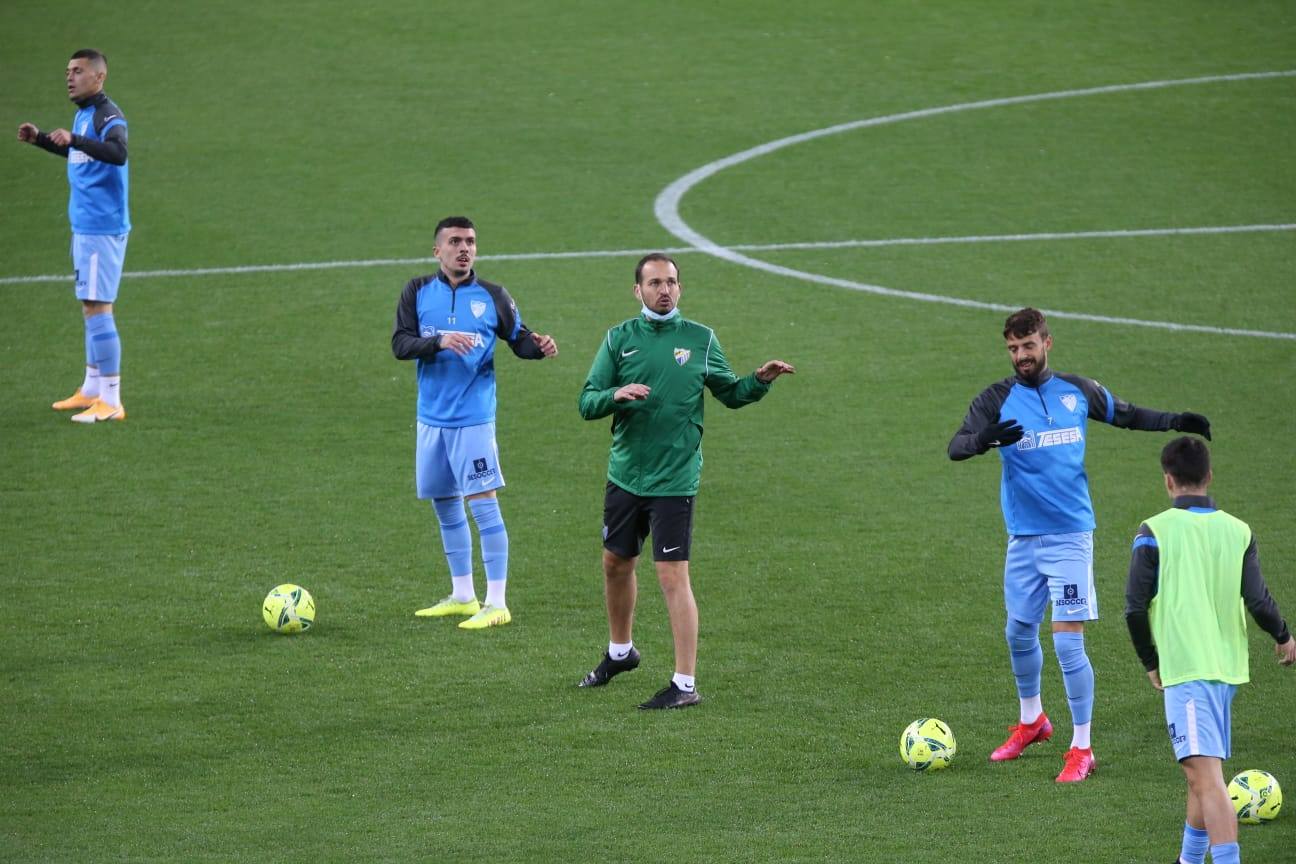 El partido se volvió a disputar en una Rosaleda sin público 