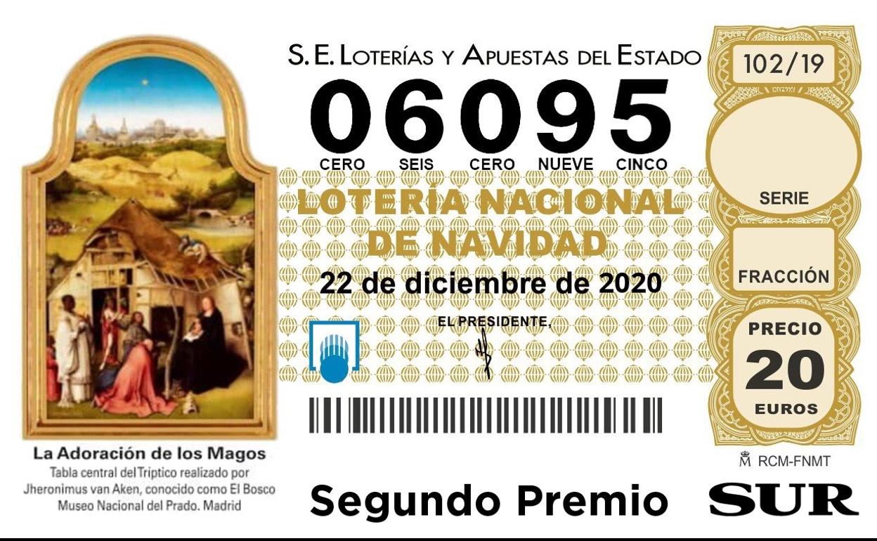 06095 | Segundo premio la Lotería de Navidad 2020