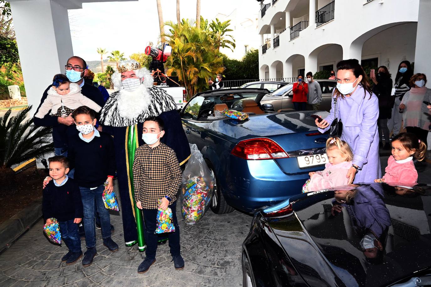 Visita de los Reyes Magos a Benahavís