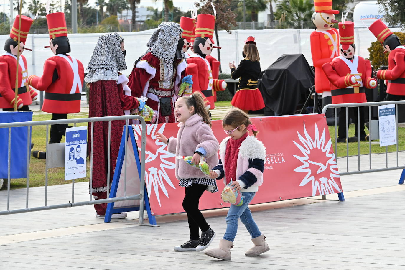 Visita de los Reyes Magos a San Pedro de Alcántara