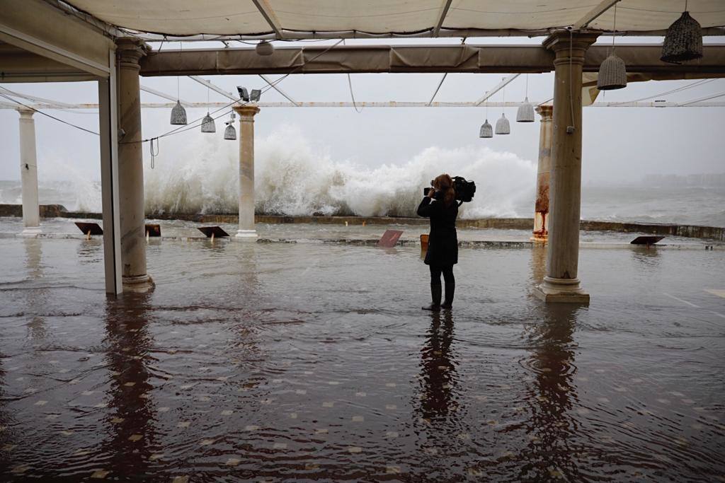 Temporal en El Balneario de los Baños del Carmen