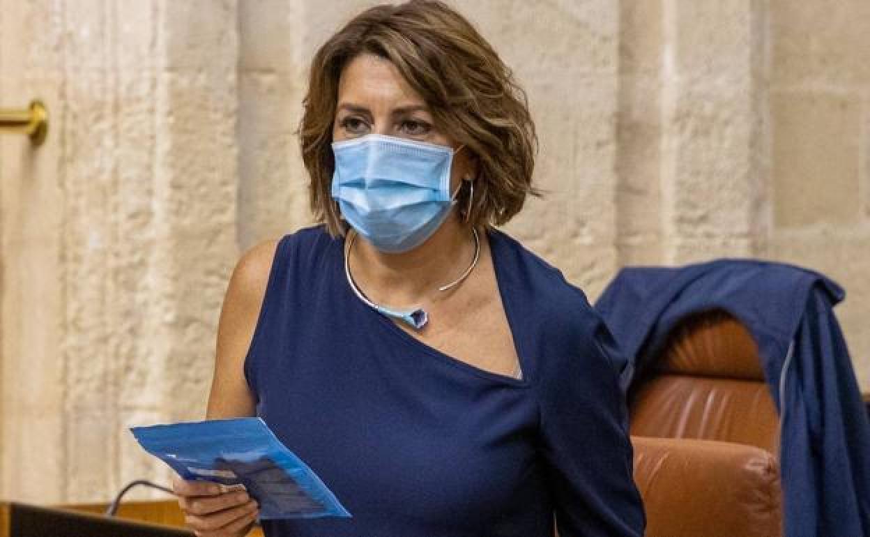 Susana Díaz asegura que Moreno «llega otra vez tarde y mal» con las medidas ante el empeoramiento de la pandemia