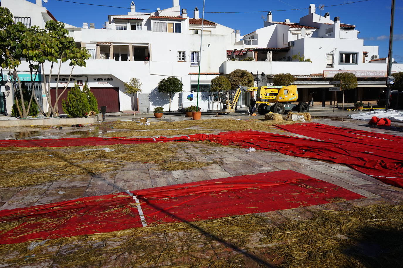 Así ha amanecido Alhaurín de la Torre, uno de los municipios más afectados por la borrasca.