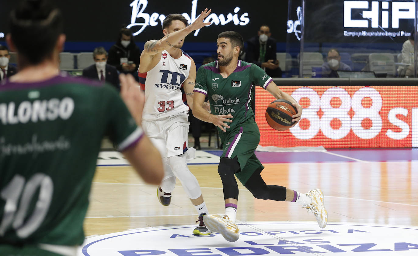 El Unicaja, derrotado en casa por el Baskonia. 