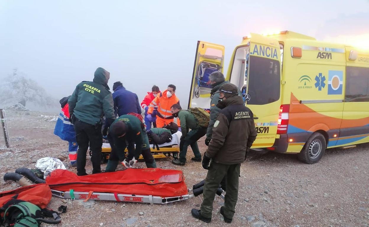 Piden precaución en la subida a la Sierra de las Nieves