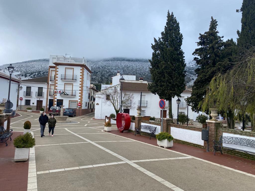 Nieve en Alfarnate.